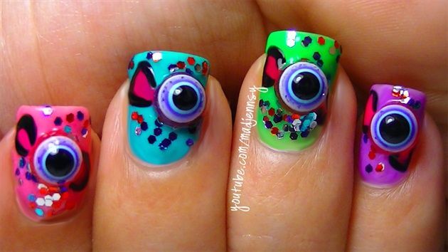 halloween nail art, маникюр на Хэллоуин