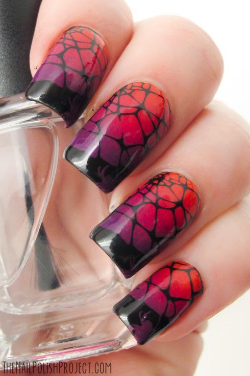 halloween nail art, маникюр на Хэллоуин