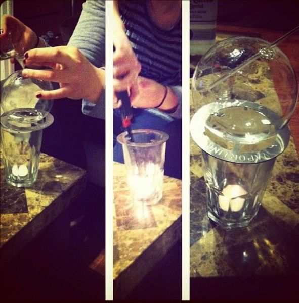 Курить алкоголь, Vaportini, пары алкоголя