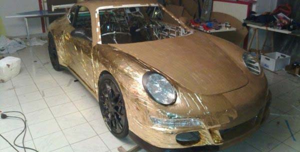 Мужчина построил собственную копию Porsche из пластиковых трубок и картона Porsche из трубок и картона, Porsche Boxster своими руками, сделал автомобиль из картона, Йоханнес Лагендер, Johannes Langeder