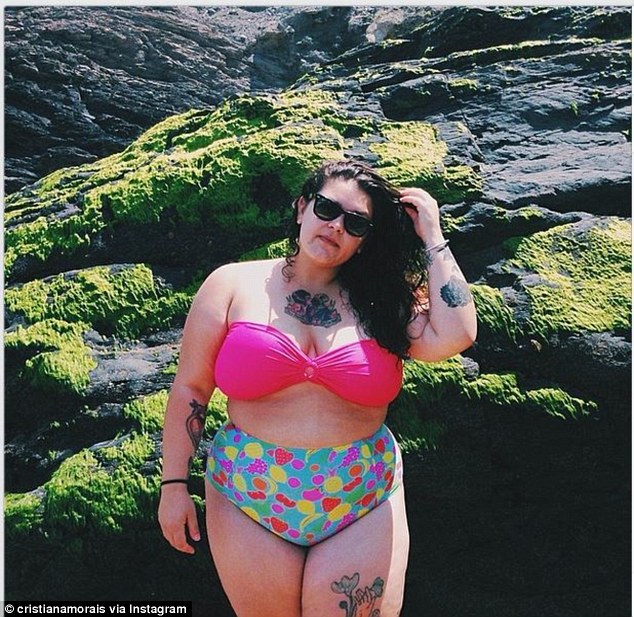 #Fatkini instagram, толстушки в бикини, полные на пляже