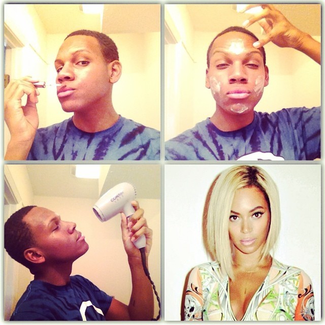 Парни при помощи макияжа пародируют превращение звезд в тех, кем они являются Makeup Transformation, парни пародируют макияж знаменитости, парни пародируют превращение звезд, превращение парней в знаменитости