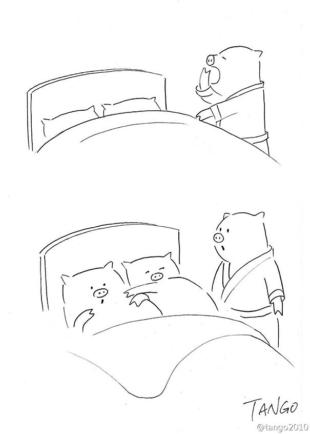 остроумные комиксы Tango, комиксы Tumblr Tango 