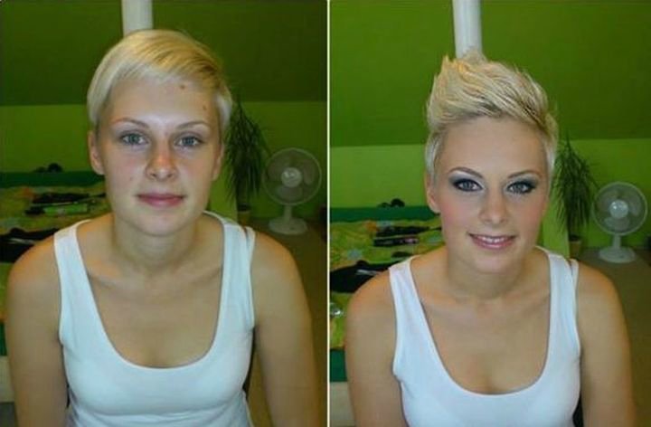 Фото до и после качалки девушки
