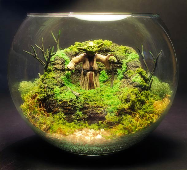 The Wonder Room,чудесная комната, сказочные, миниатюры, за стеклом, Тони Ларсон, Tony Larson