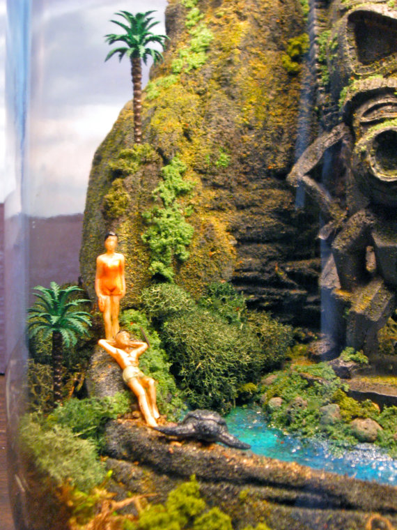 The Wonder Room,чудесная комната, сказочные, миниатюры, за стеклом, Тони Ларсон, Tony Larson