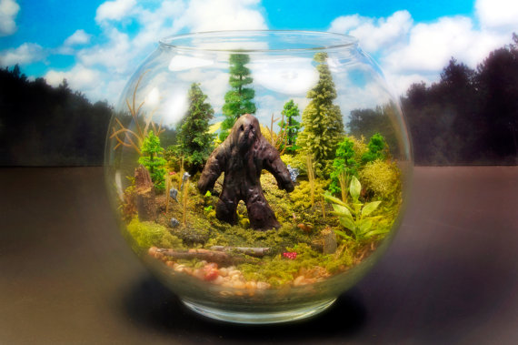 The Wonder Room,чудесная комната, сказочные, миниатюры, за стеклом, Тони Ларсон, Tony Larson