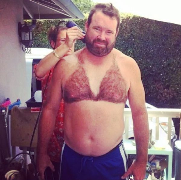 Мужчины и их волосатые «лифчики» #chesthairbikini Instagram, мужчины волосатые «лифчики»