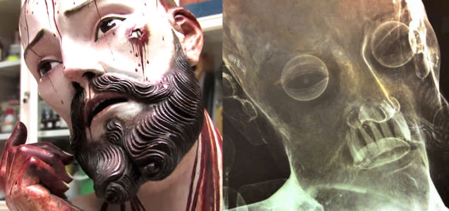 человеческие зубы внутри статуи Иисуса Христа, зубы внутри статуи Иисуса Христа, Властелин Терпения, Lord of Patience