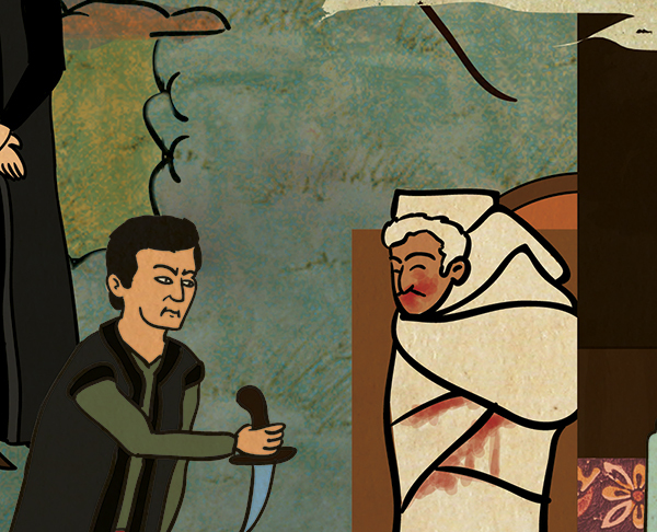 Сцены, голливудских фильмов, в турецких картинах , художник, Мурат Палта Murat Palta, османская империя