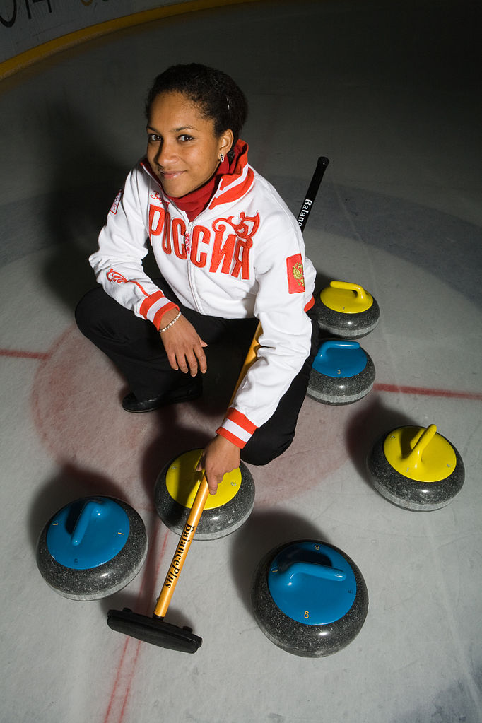 Самая, красивая, команда,  сборная России, по керлингу, Олимпиада, Сочи, 2014 , девушки, спортсменки