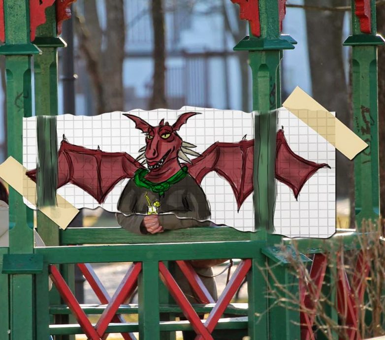 рисунки на фотографиях, иллюстрации на фотографиях, Алекса Носнего, Aleksa Nocnego