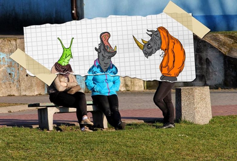 рисунки на фотографиях, иллюстрации на фотографиях, Алекса Носнего, Aleksa Nocnego