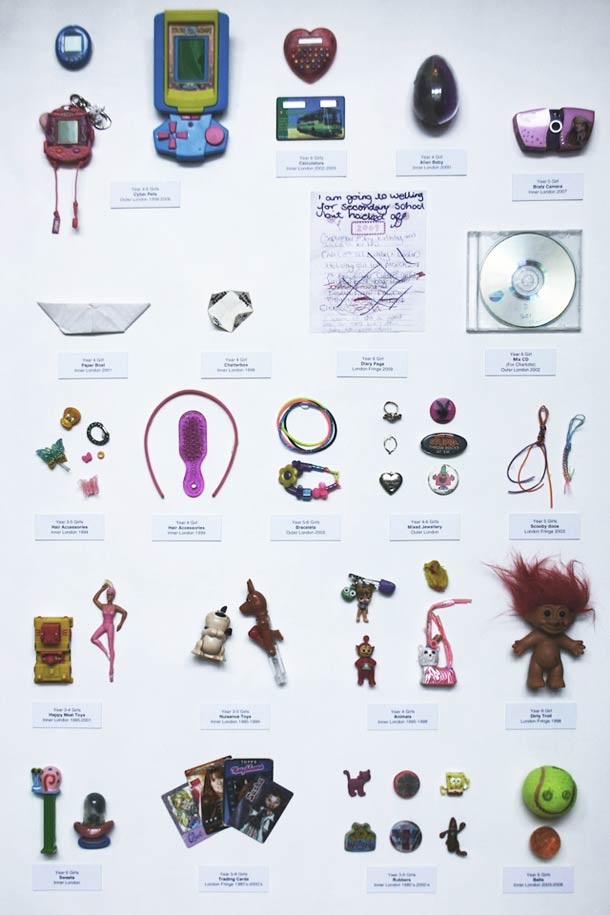 Выставка, конфискованые предметы у учеников, за 30 лет, Confiscation Cabinets