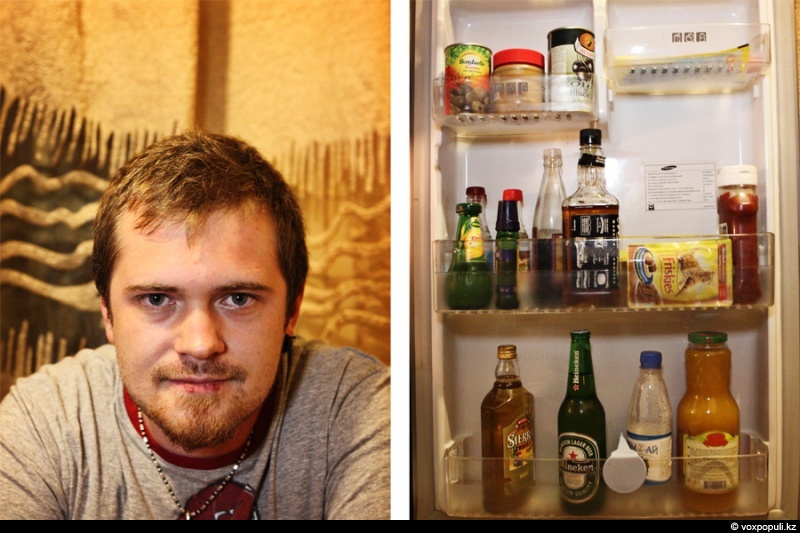 Что лежит в холодильнике у людей разных профессий холодильник, еда, люди, фотопроект