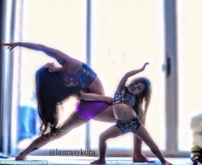 Очаровательные уроки йоги мамы с 4-летней дочкой, покорившие Instagram Уроки йоги с дочкой, уроки йоги в Instagram, Лора Касперзак, Laura Kasperzak