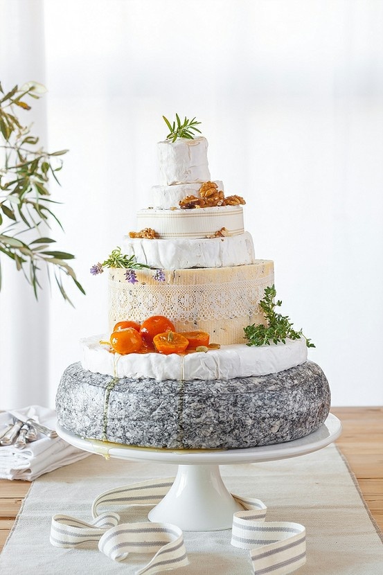 свадебные торты из сыра и мяса,  Wedding Cakes Meat Cheese