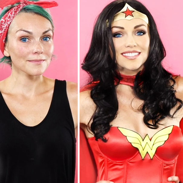 Кэнди Джонсон макияж, Kandee Johnson, при помощи макияжа