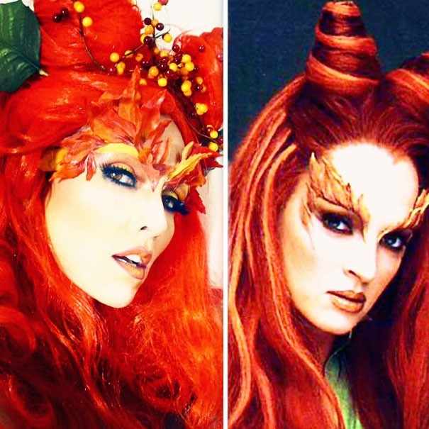 Кэнди Джонсон макияж, Kandee Johnson, при помощи макияжа