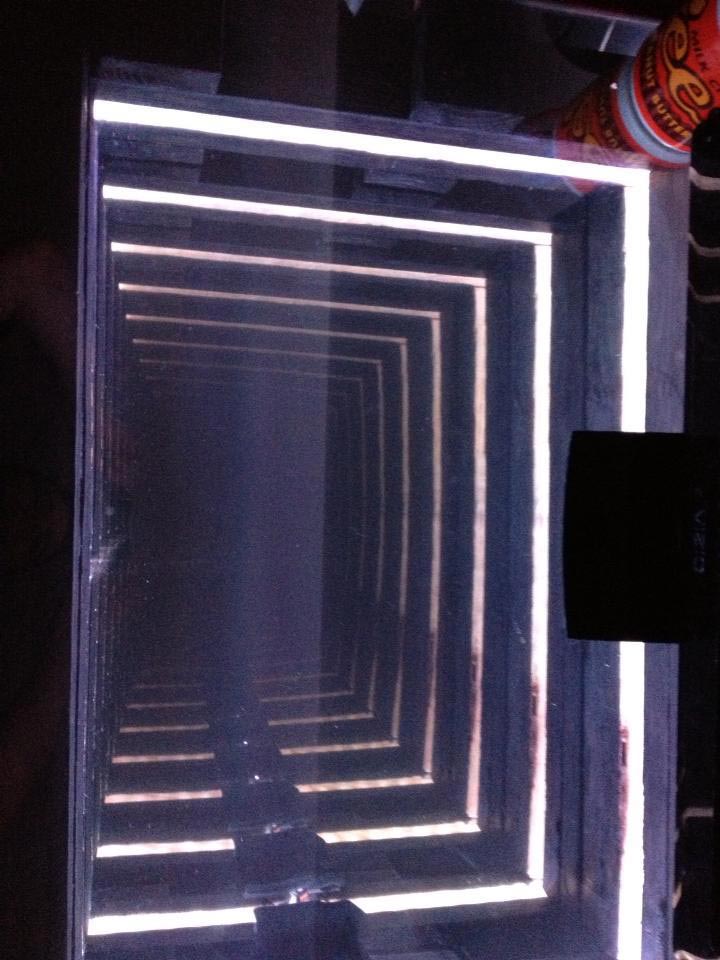 футуристическая бесконечность рабочий стол, бесконечность на рабочем столе, футуристическая зеркальная бесконечность