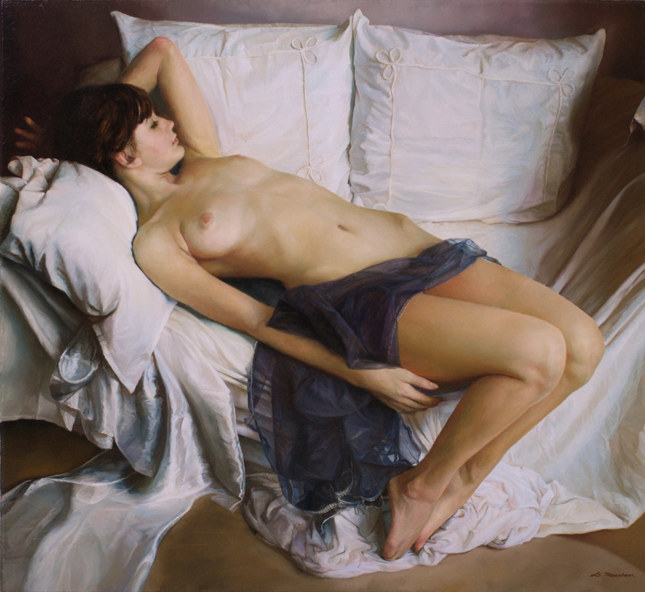 Нежное откровение в реалистичных картинах Сергея Маршенникова ню, реализм, женщины, Сергей Маршенников