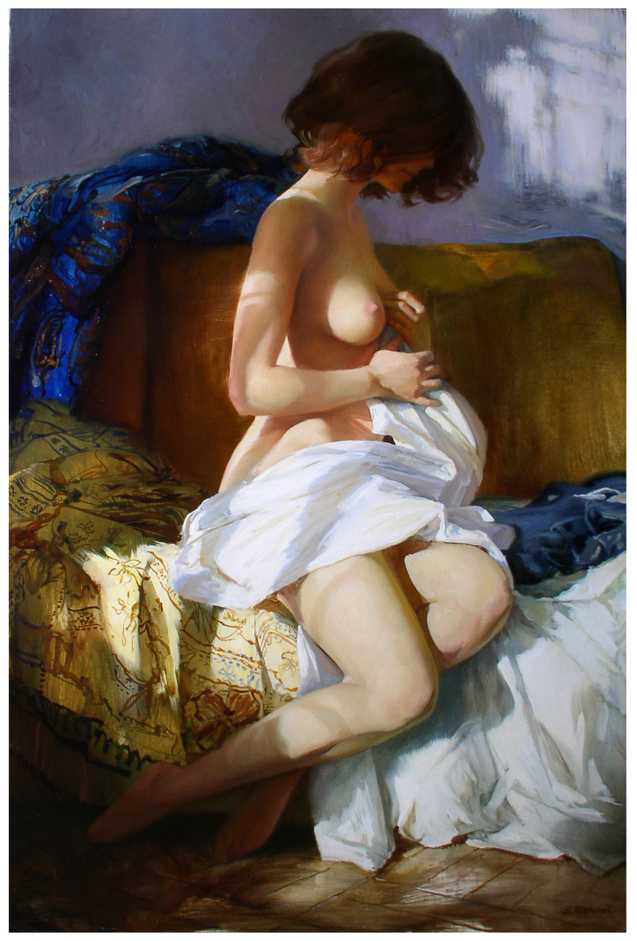 Нежное откровение в реалистичных картинах Сергея Маршенникова ню, реализм, женщины, Сергей Маршенников