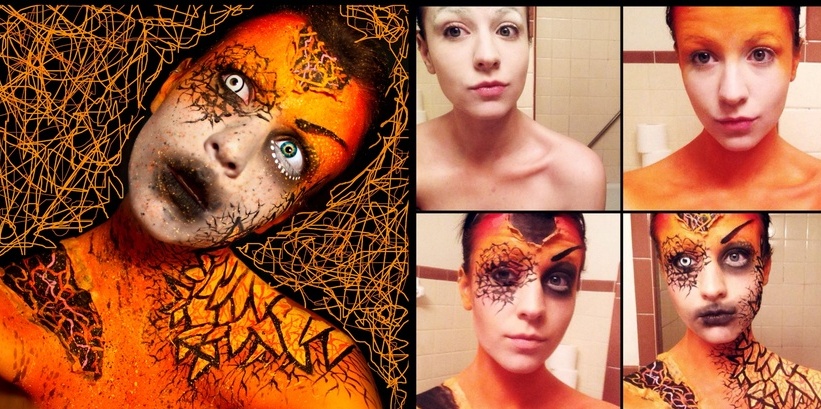 Жуткие, макияж, красочные образы, визажист-самоучка, Стефани Фернандес, Stephanie Fernandez