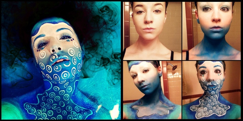 Жуткие, макияж, красочные образы, визажист-самоучка, Стефани Фернандес, Stephanie Fernandez