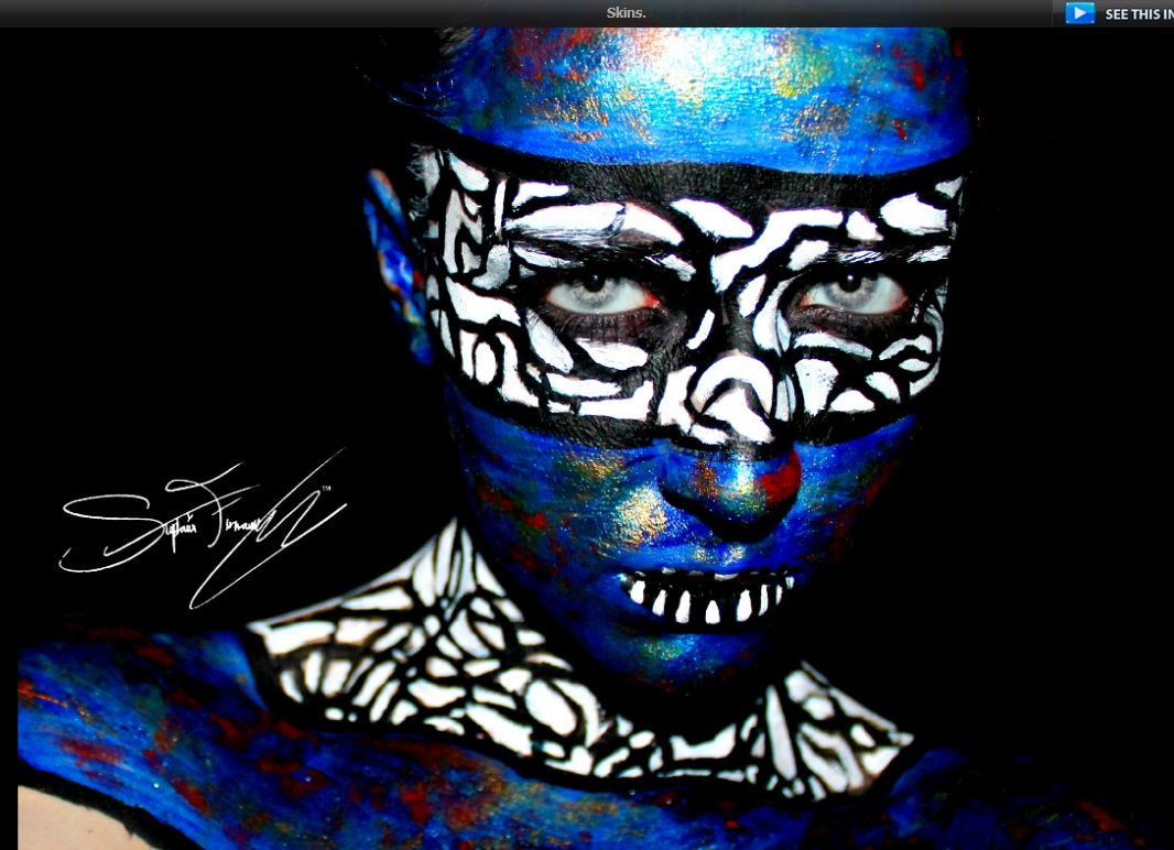 Жуткие, макияж, красочные образы, визажист-самоучка, Стефани Фернандес, Stephanie Fernandez