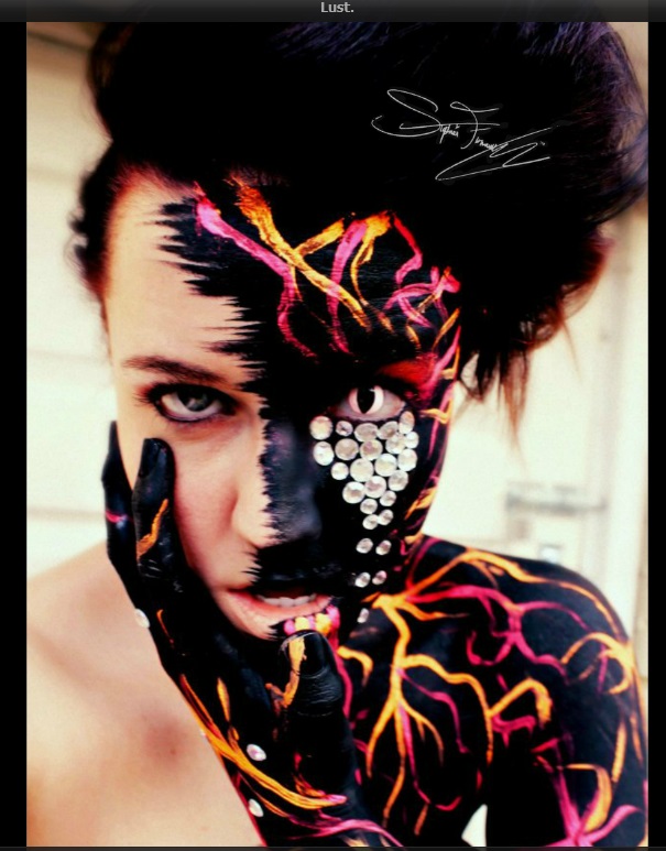 Жуткие, макияж, красочные образы, визажист-самоучка, Стефани Фернандес, Stephanie Fernandez