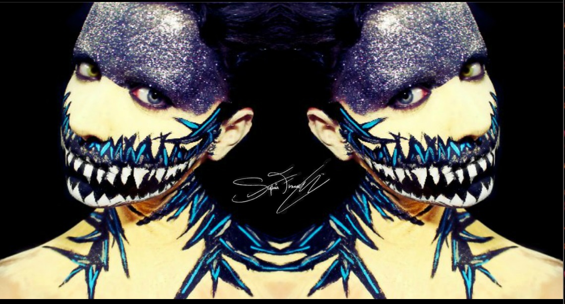 Жуткие, макияж, красочные образы, визажист-самоучка, Стефани Фернандес, Stephanie Fernandez