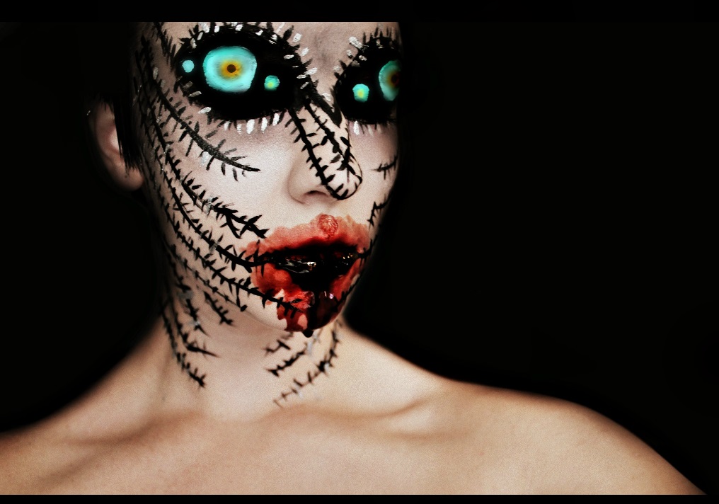 Жуткие, макияж, красочные образы, визажист-самоучка, Стефани Фернандес, Stephanie Fernandez