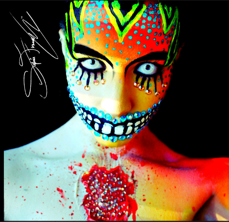 Жуткие, макияж, красочные образы, визажист-самоучка, Стефани Фернандес, Stephanie Fernandez