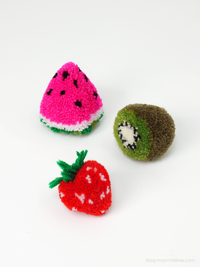 Как сделать позитивные фруктовые помпоны своими руками фруктовые помпоны своими руками