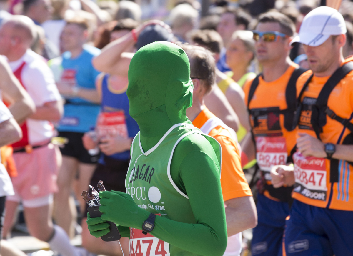 Самые забавные костюмы Лондонского марафона 2014 Лондонский марафон 2014, London Marathon, костюмы лондонского марафона