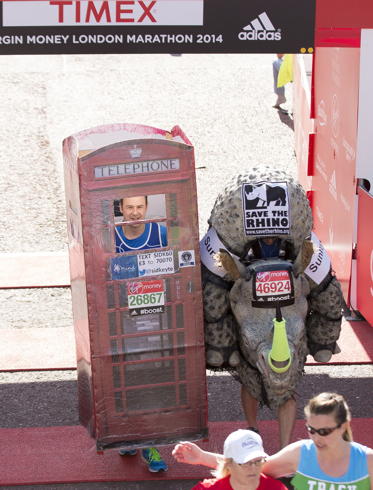 Самые забавные костюмы Лондонского марафона 2014 Лондонский марафон 2014, London Marathon, костюмы лондонского марафона