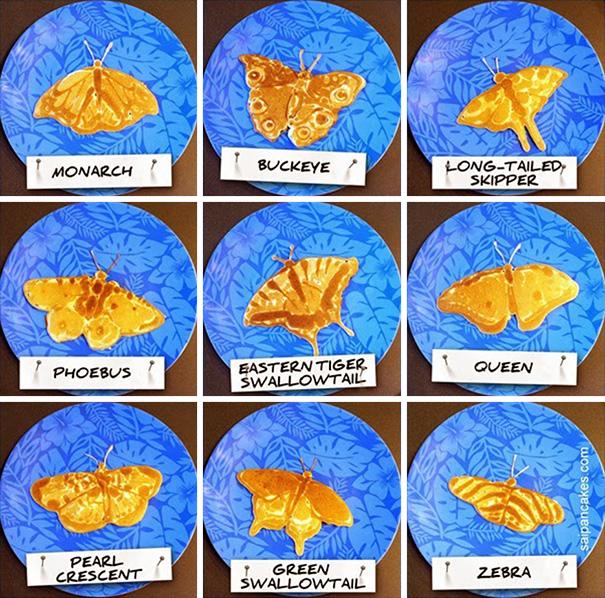 познавательные блины, папа печет творческие блины, блины в виде животных