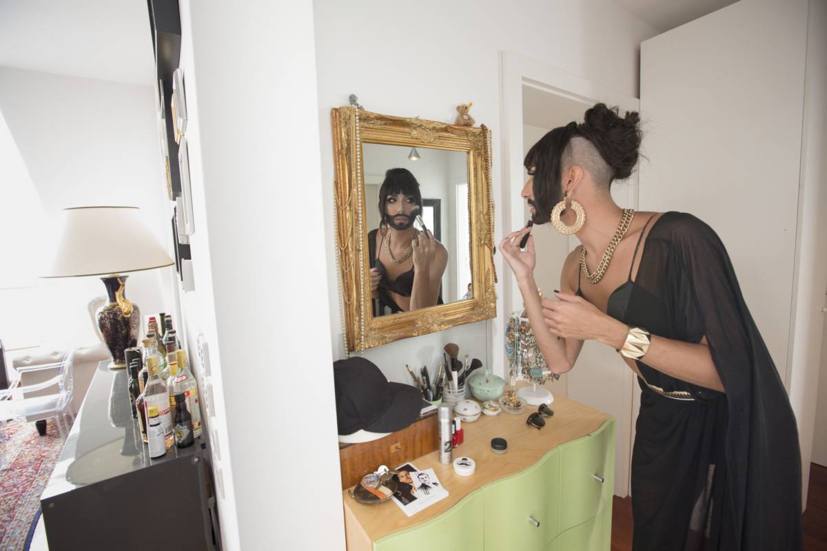 Кончита Вурст с мужем Жаком Патриаком, conchita wurst Jacques Patriaque