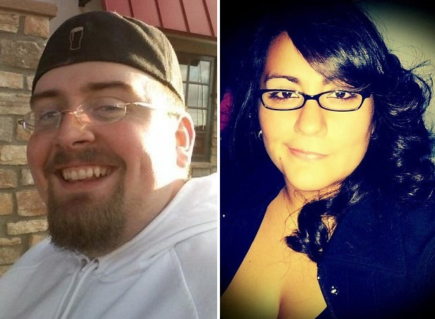 пара похудела на 127 кг, похудели вместе, муж и жена похудели Америка