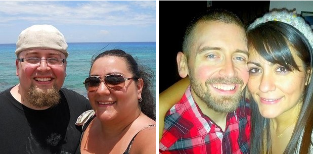 пара похудела на 127 кг, похудели вместе, муж и жена похудели Америка