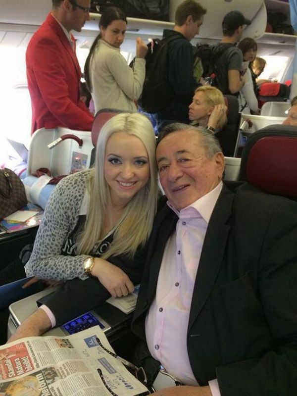 Кэти Шмиц вышла замуж за Рихарда Люнгера, модель вышла замуж за 81-летнего старика, Рихард Люгнер женился на Кэти Шмиц