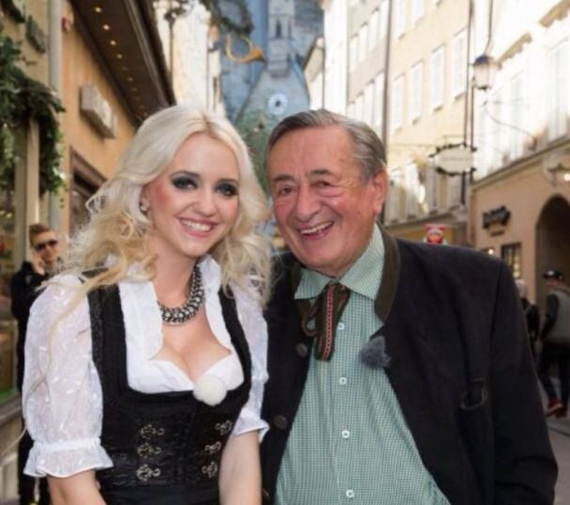 Кэти Шмиц вышла замуж за Рихарда Люнгера, модель вышла замуж за 81-летнего старика, Рихард Люгнер женился на Кэти Шмиц