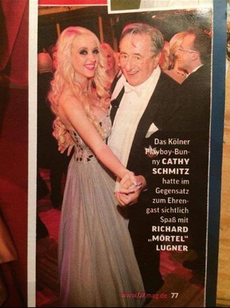 Кэти Шмиц вышла замуж за Рихарда Люнгера, модель вышла замуж за 81-летнего старика, Рихард Люгнер женился на Кэти Шмиц