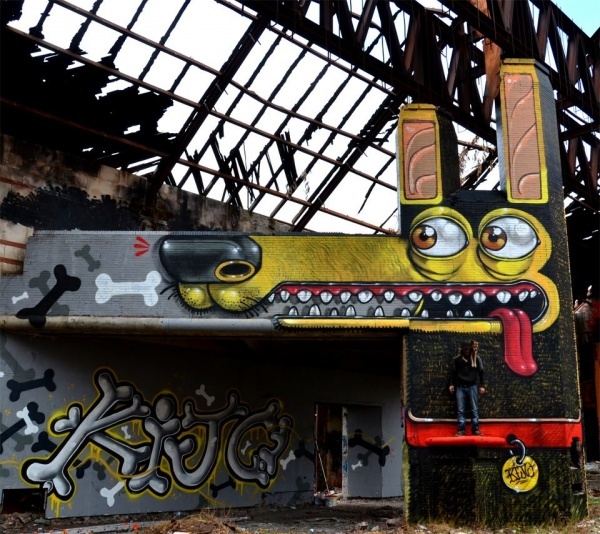 стрит-арт за октябрь, лучший стрит-арт месяца