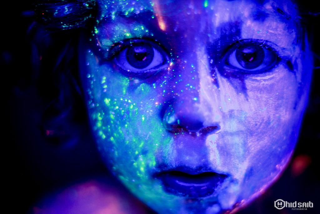 Неоновые портреты, фотограф Хид Саиб,Hid Saib, проект Неон,Neon