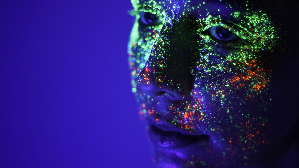 Неоновые портреты, фотограф Хид Саиб,Hid Saib, проект Неон,Neon