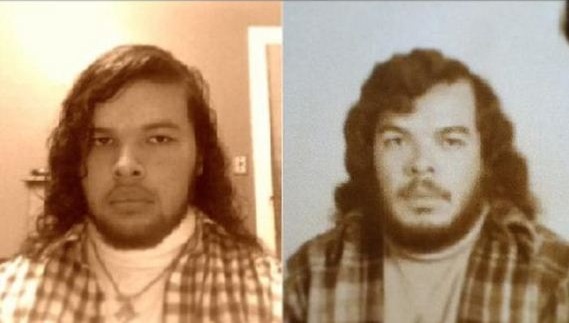 А сынок то - весь в отца! Смешные фотографии пап со своими маленькими копиями Смешные фотографии, папы, сыновья, дети, маленькиме копии