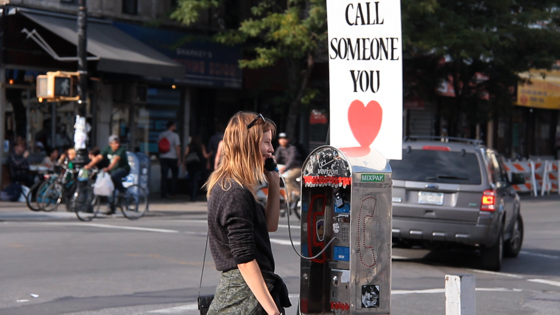 позвони тому кого любишь, таксофон звонить любишь, таксофон в Нью-Йорке акция, Call Someone You Love, Мэтт Адамс, Matt Adams