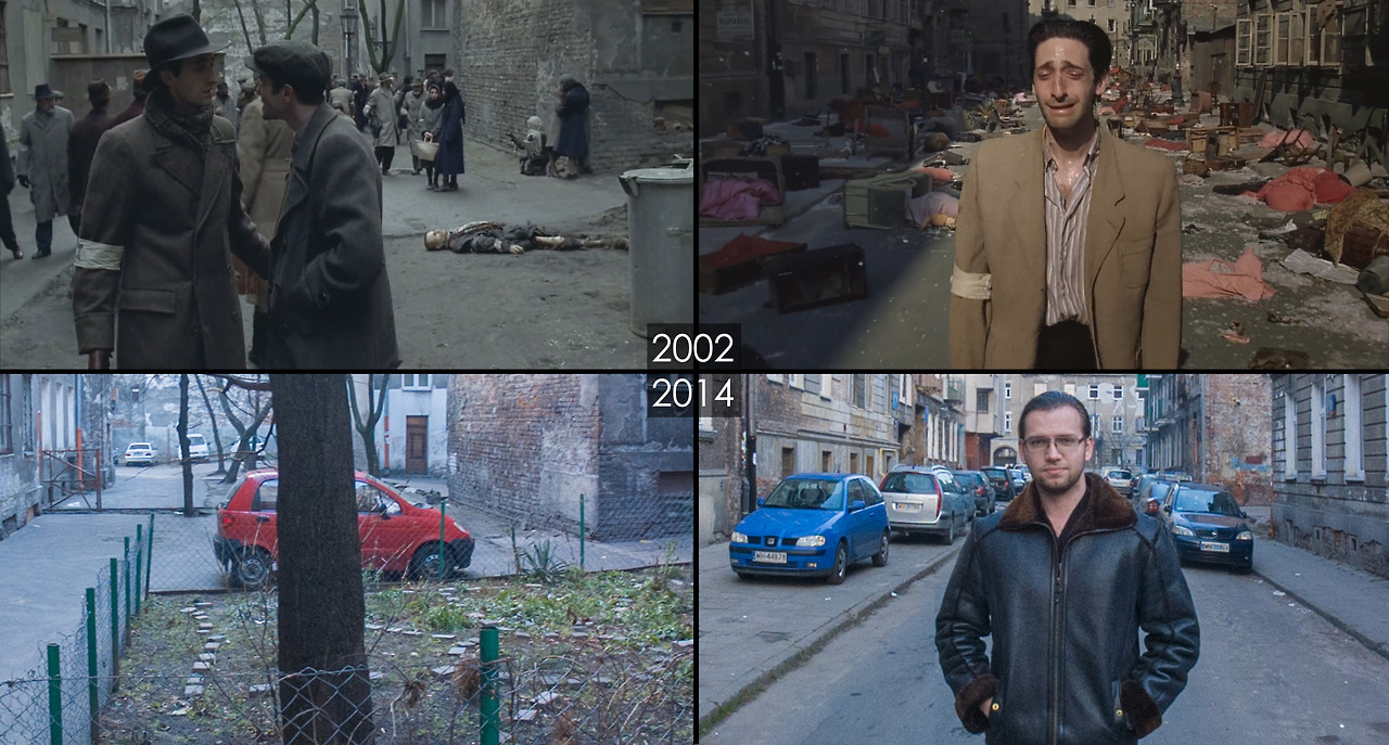 Dat scene, ищет места съемок, фотографирует места сняты фильмы