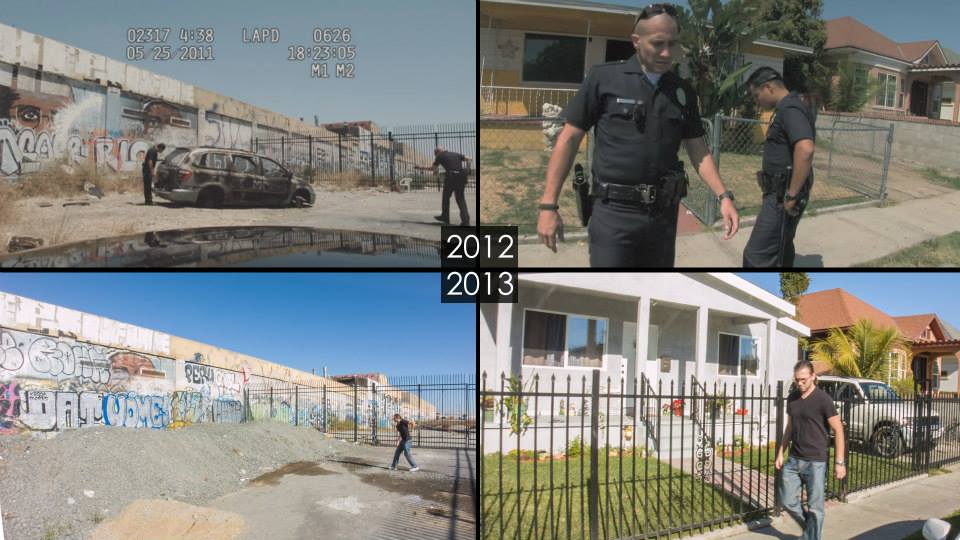 Dat scene, ищет места съемок, фотографирует места сняты фильмы